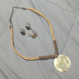 Classic Lia Sophia Necklace with earrings